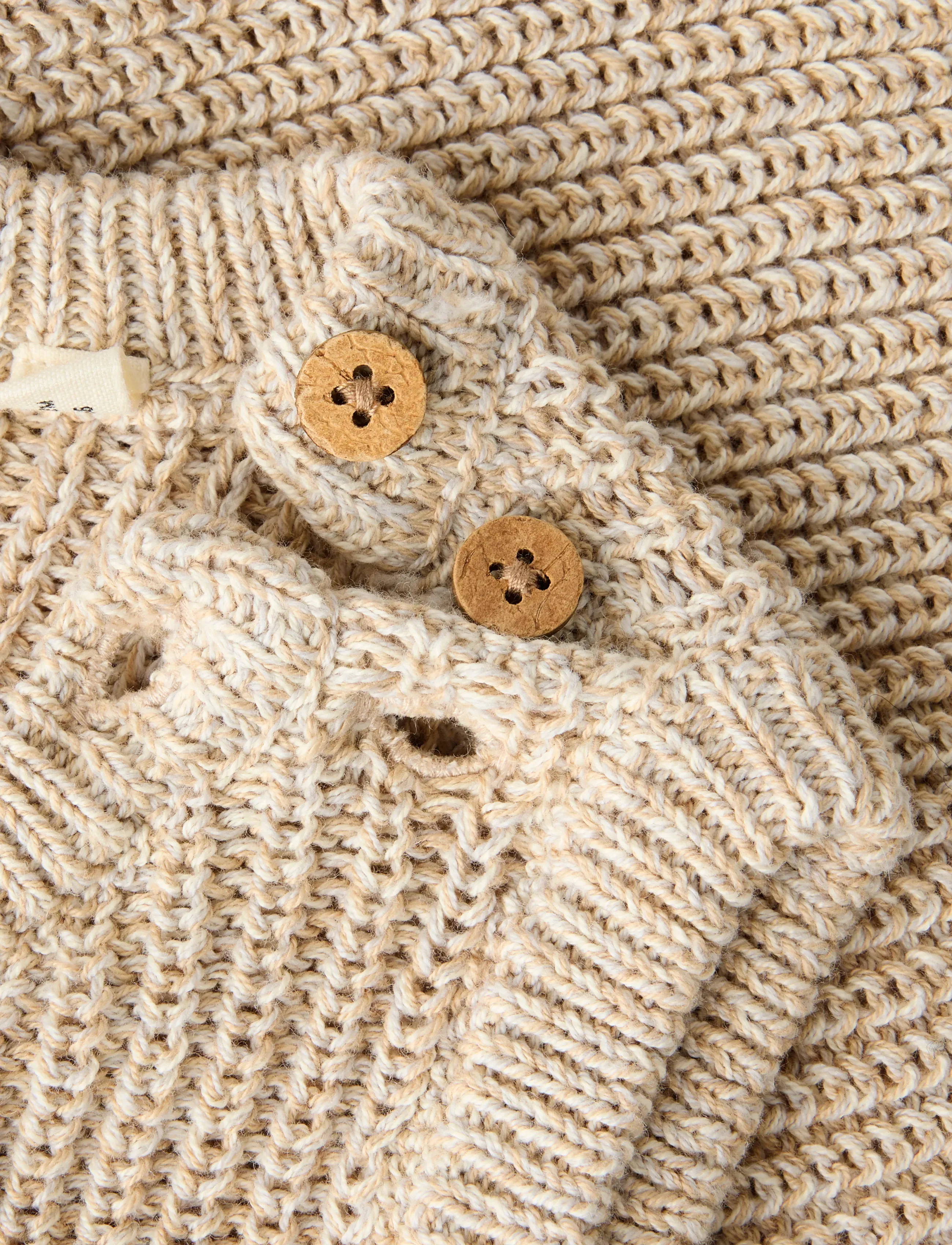 Lil'Atelier - NBMROKKOS KNIT VEST LIL - vests - white pepper - 2