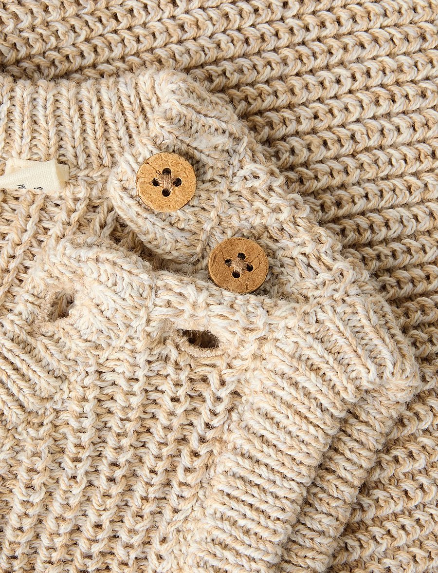 Lil'Atelier - NBMROKKOS KNIT VEST LIL - vestid - white pepper - 2