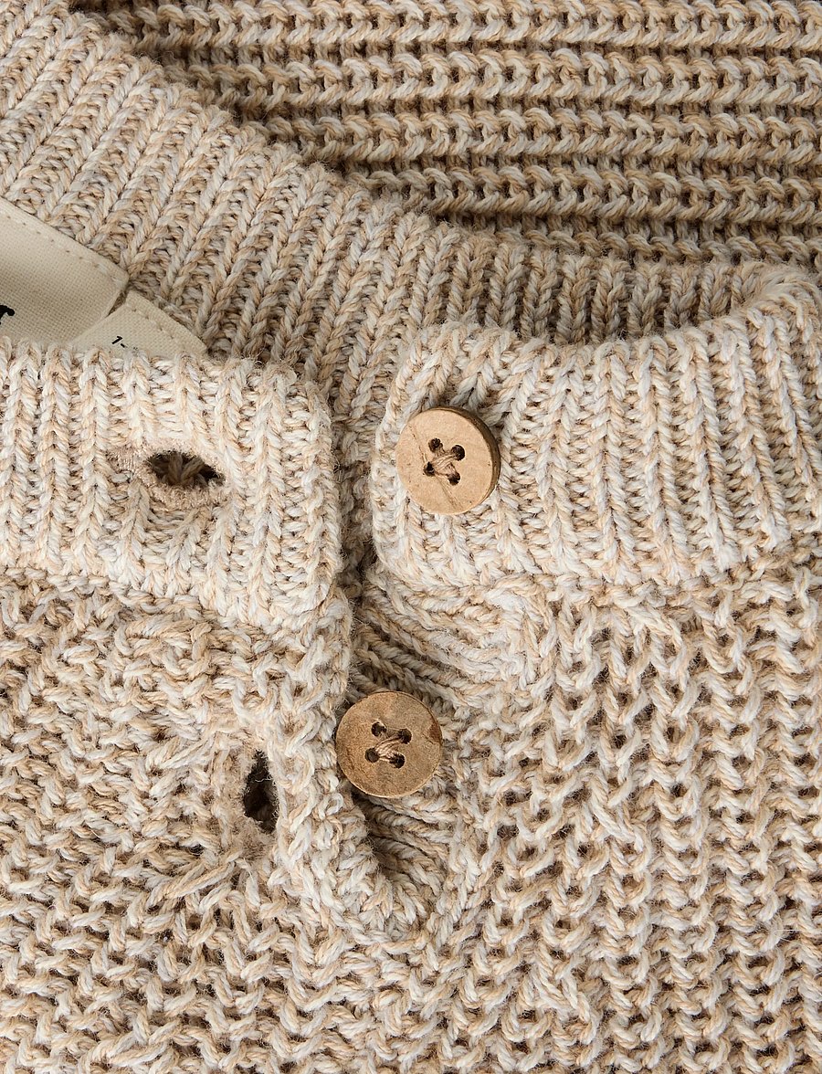 Lil'Atelier - NBMROKKOS LS KNIT LIL - pullover - white pepper - 4