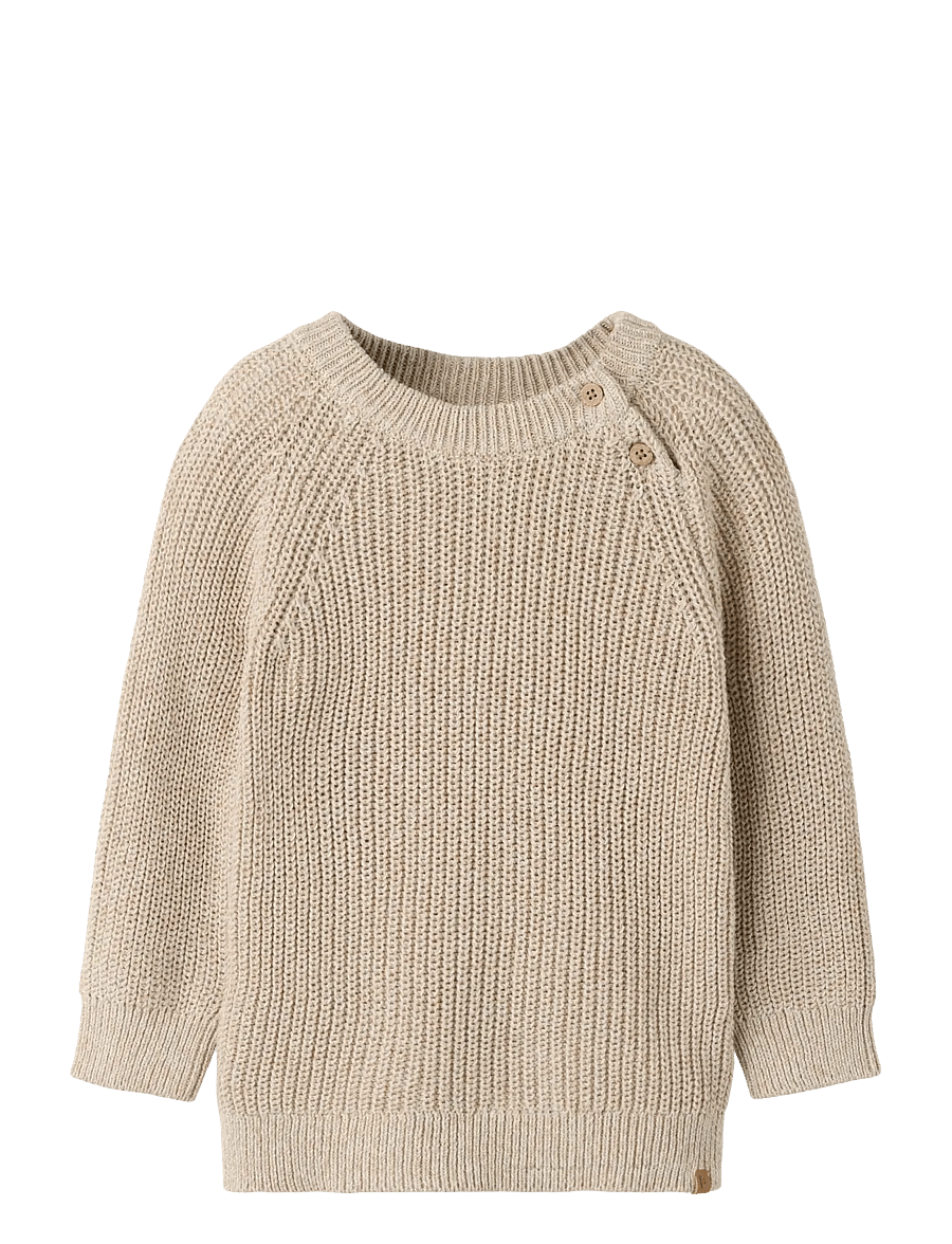 Lil'Atelier - NMMROKKOS LS KNIT LIL - džemprid - white pepper - 0