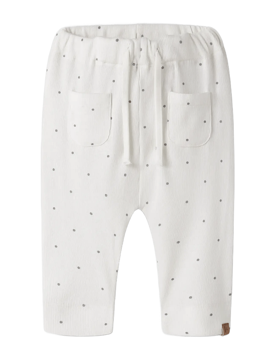 Lil'Atelier - NBMGAGO KEM LOOSE PANT LIL NOOS - babyhosen - coconut milk - 0