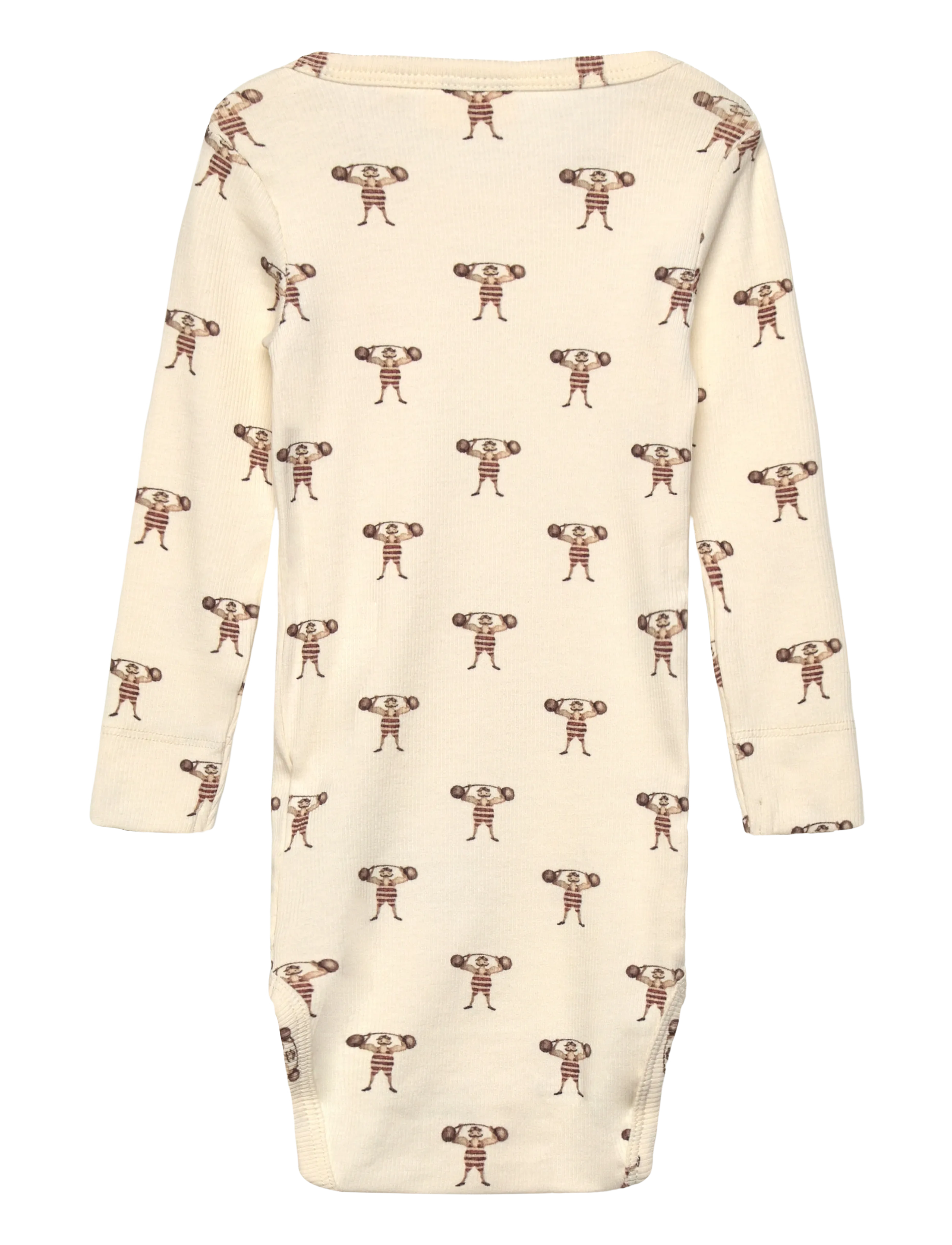 Lil'Atelier - NBMGAVO EMO LS SLIM BODY LIL - langærmede bodyer - turtledove - 2