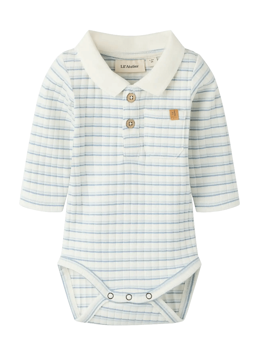 Lil'Atelier - NBMHALDUR LS SLIM BODY LIL - À manches longues - coconut milk - 0