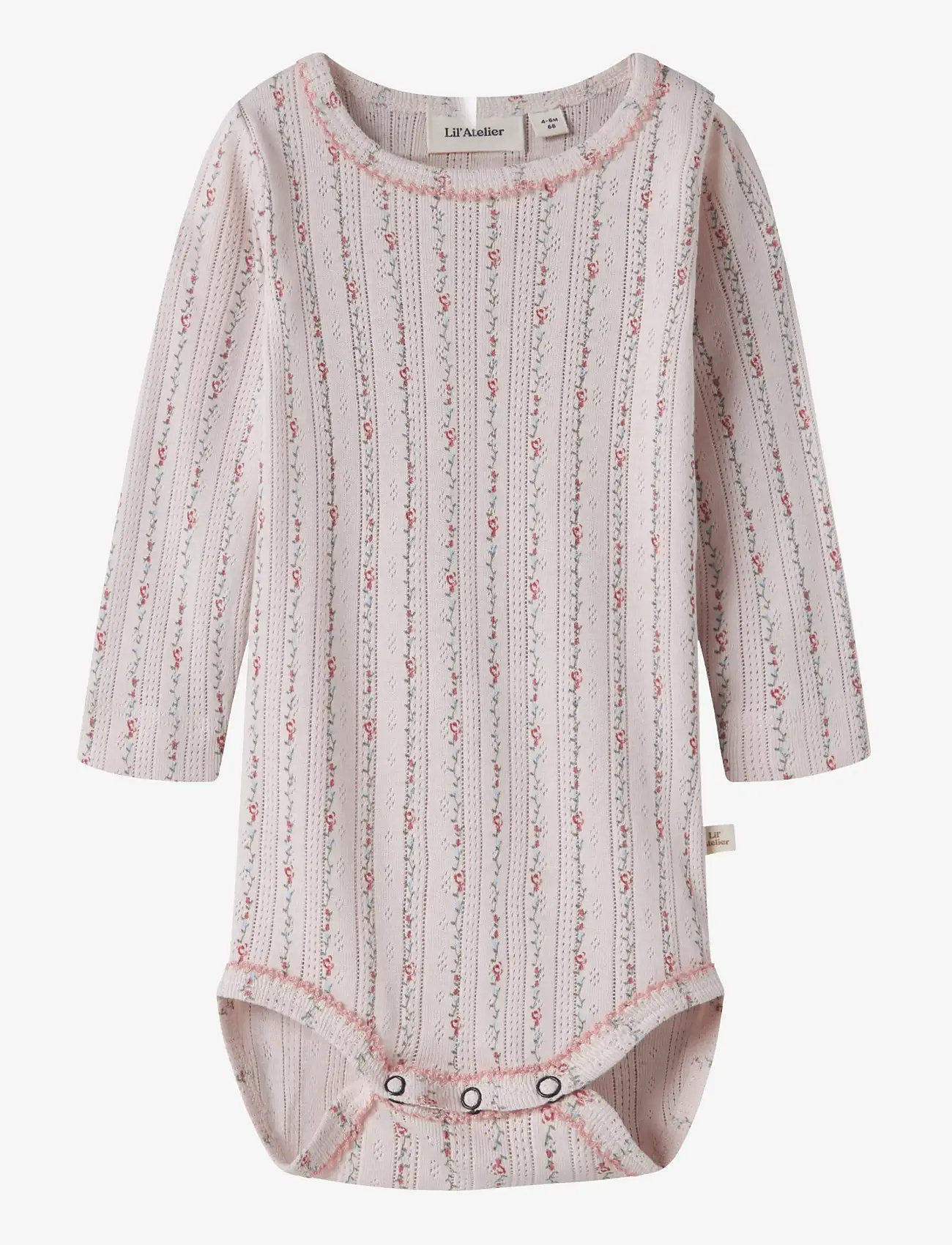 Lil'Atelier - NBFRACHELLO DUNA LS SLIM BODY LIL - long-sleeved - morganite - 0