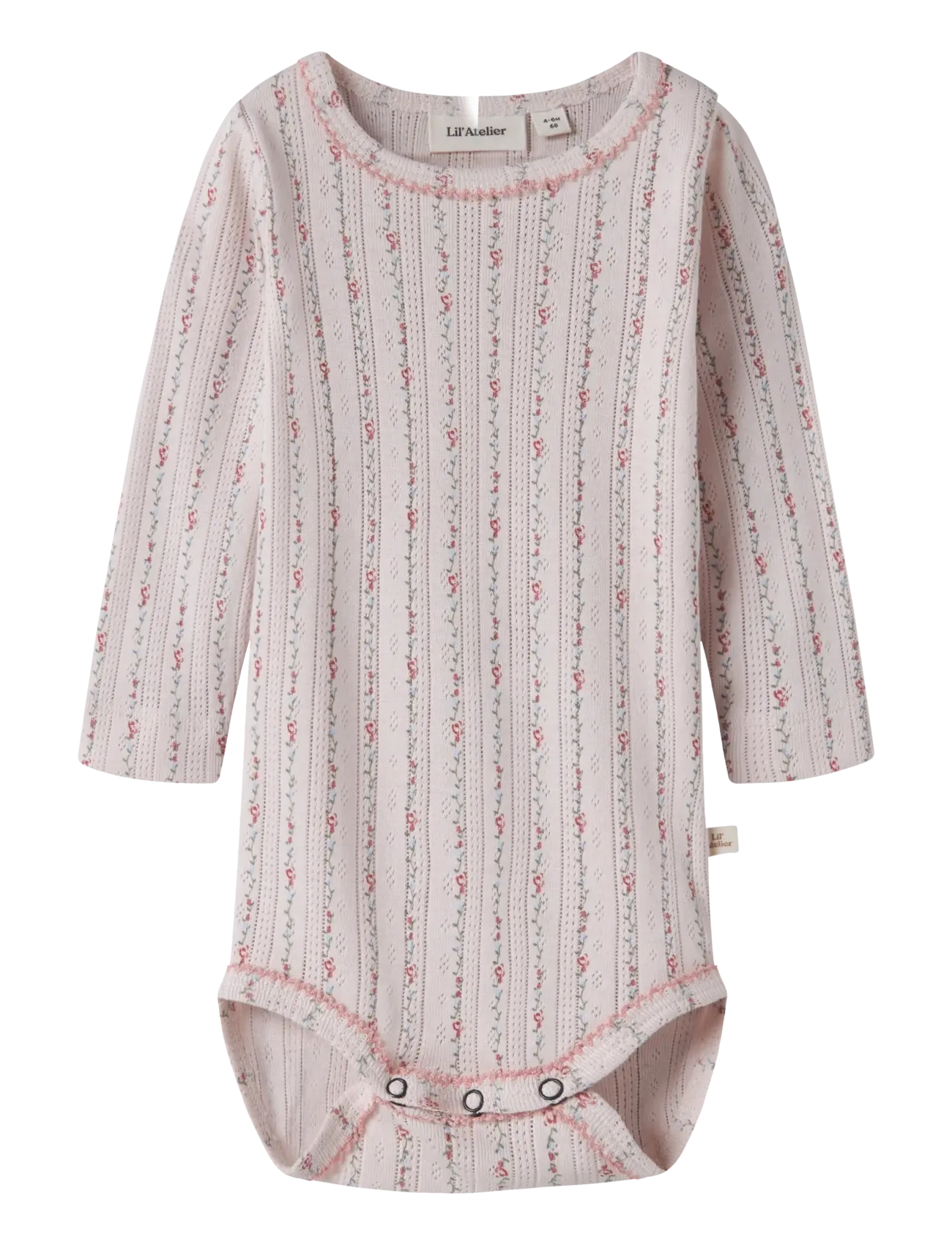 Lil'Atelier NBFRACHELLO DUNA LS SLIM BODY LIL - Babyprodukte - MORGANITE / pink/rose