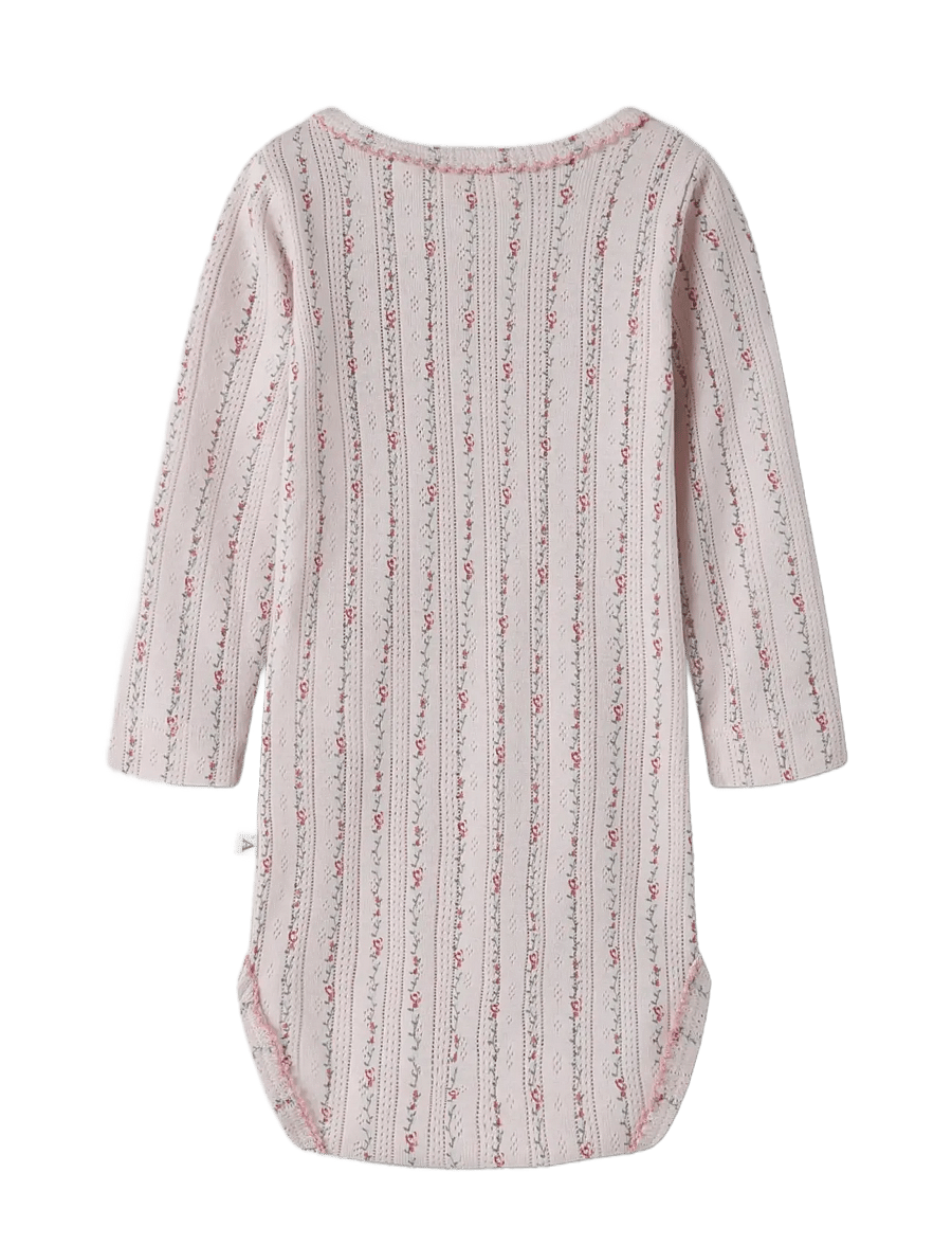 Lil'Atelier - NBFRACHELLO DUNA LS SLIM BODY LIL - pikkade varrukatega bodid - morganite - 1