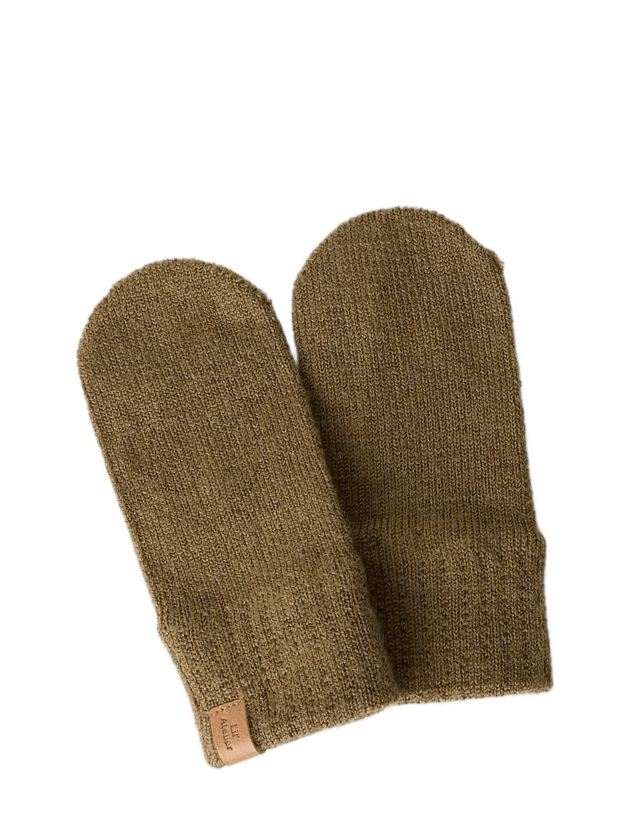 Lil'Atelier - NBNNANSON KNIT MITTENS LIL - handskar - kangaroo - 1