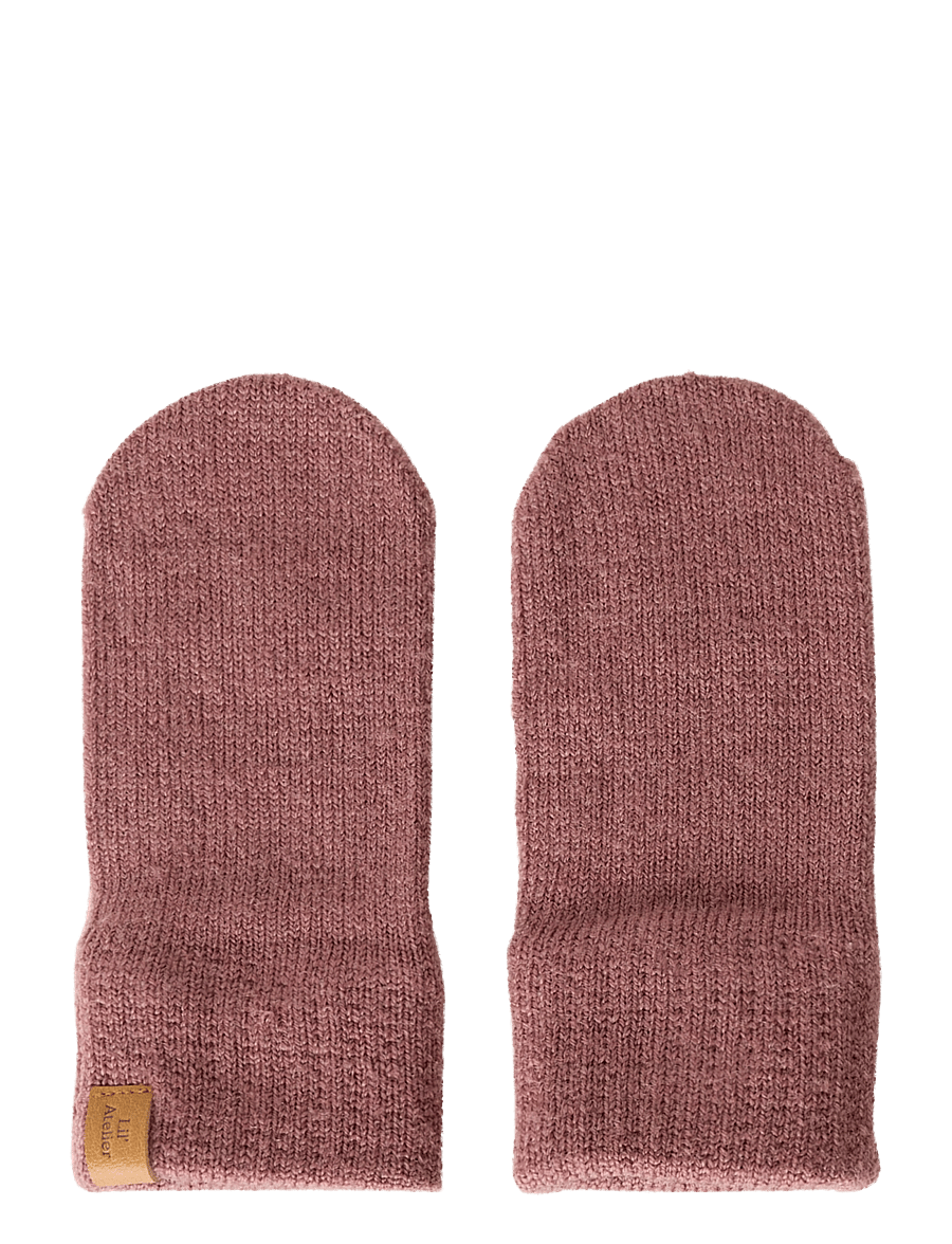 Lil'Atelier - NBNNANSON KNIT MITTENS LIL - kindad - withered rose - 0
