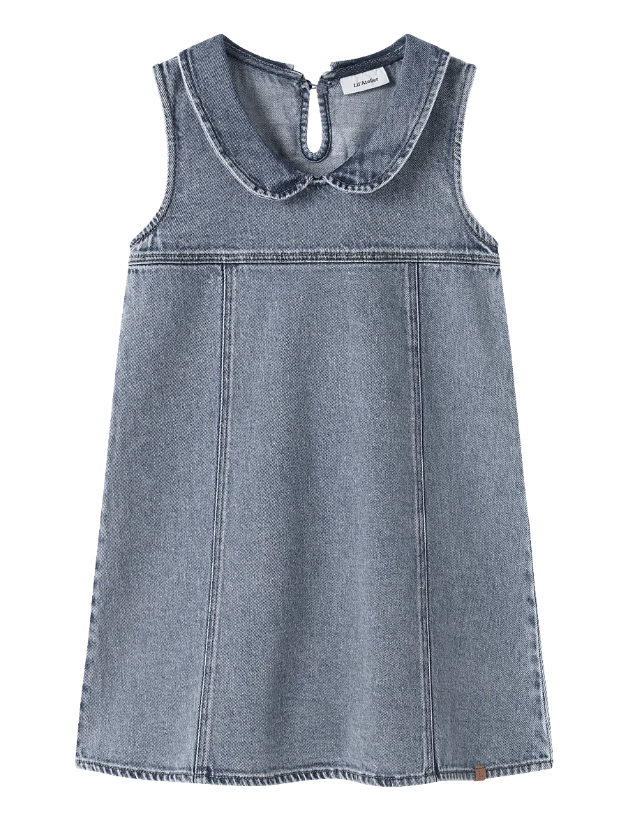 Lil'Atelier - NMFKAROLE DNM SPENCER 2433-CJ LIL - medium blue denim - 0