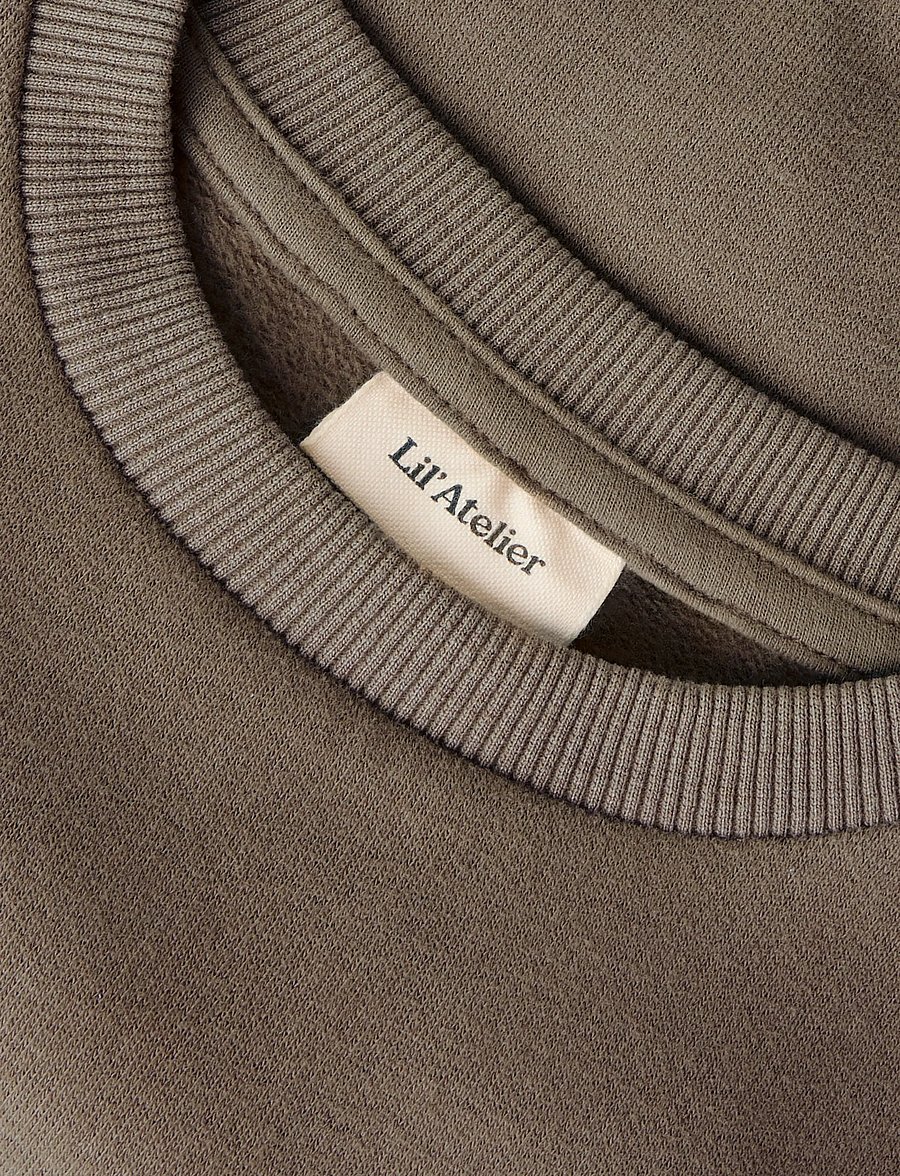 Lil'Atelier - NMNILONDON LOOSE SWEAT BRU LIL NOOS - sweatshirts - shitake - 2