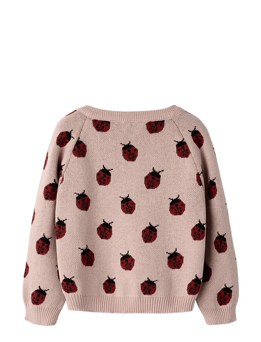 Lil'Atelier - NMFLULIO KNIT CARD LIL NOOS - cardigans - misty rose - 1