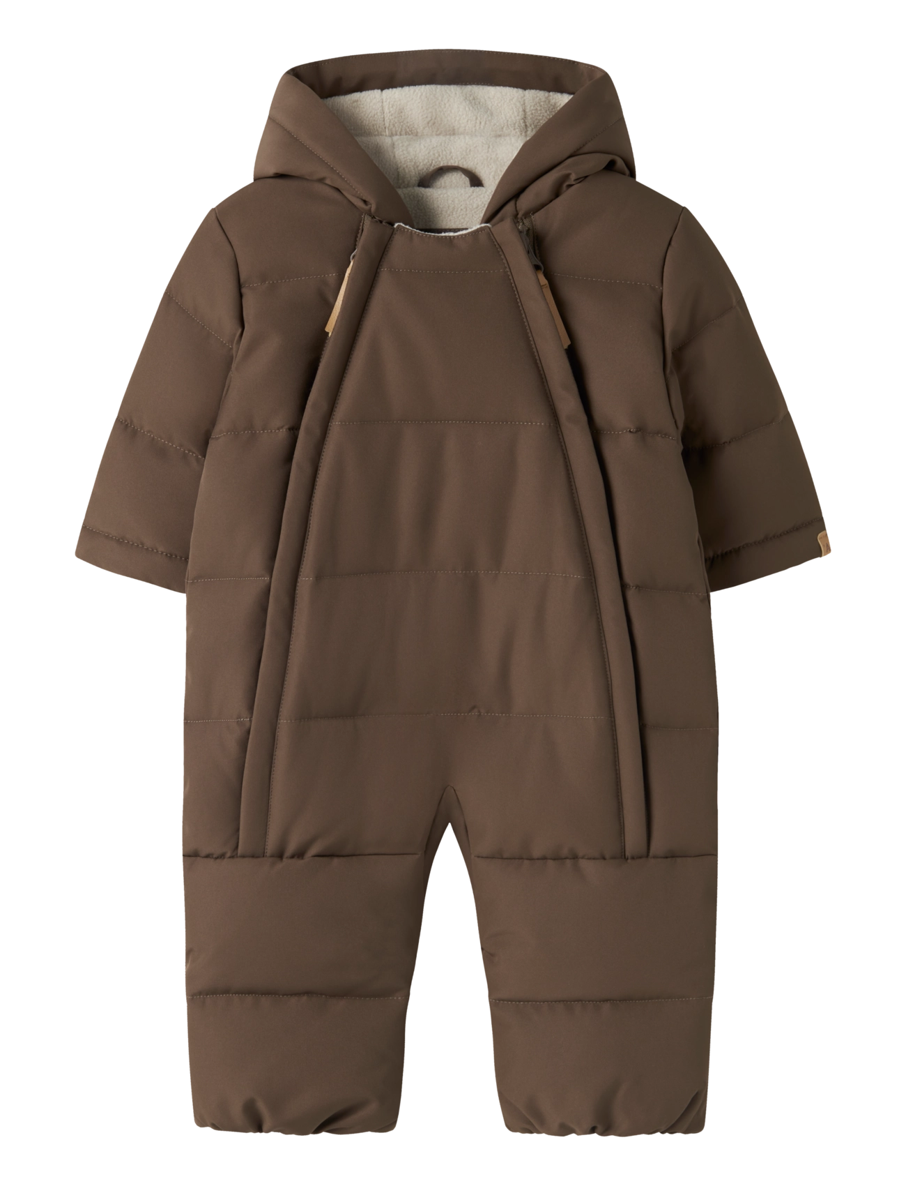 Lil'Atelier NBNLAMEDOW03 PUFFER SNOWSUIT FO LIL - New Arrivals - DARK EARTH / brown