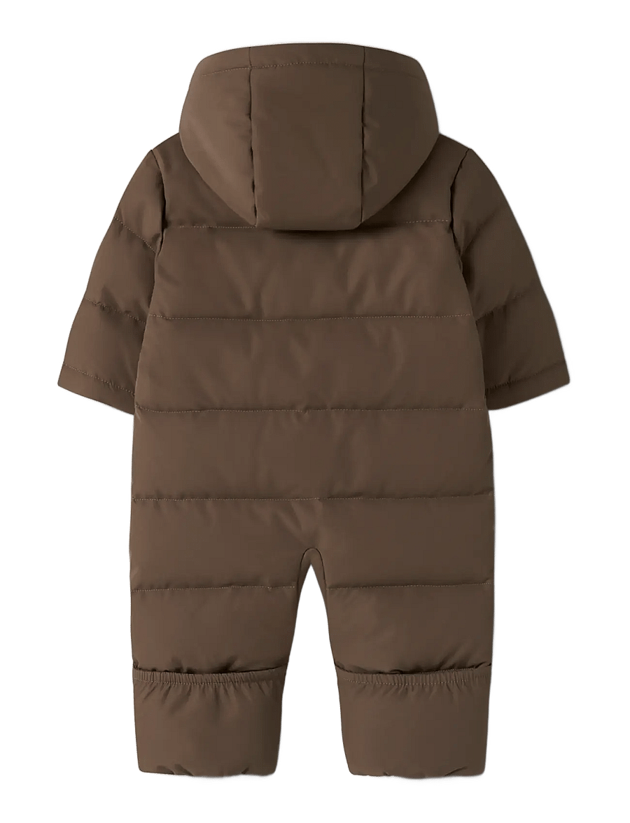 Lil'Atelier - NBNLAMEDOW03 PUFFER SNOWSUIT FO LIL - talvekombed - dark earth - 1