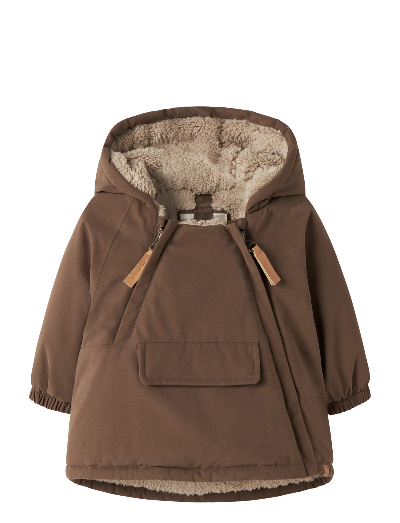Lil'Atelier - NBNLASNOW05 JKT SOLID FO LIL - daunen- und steppjacken - dark earth - 0