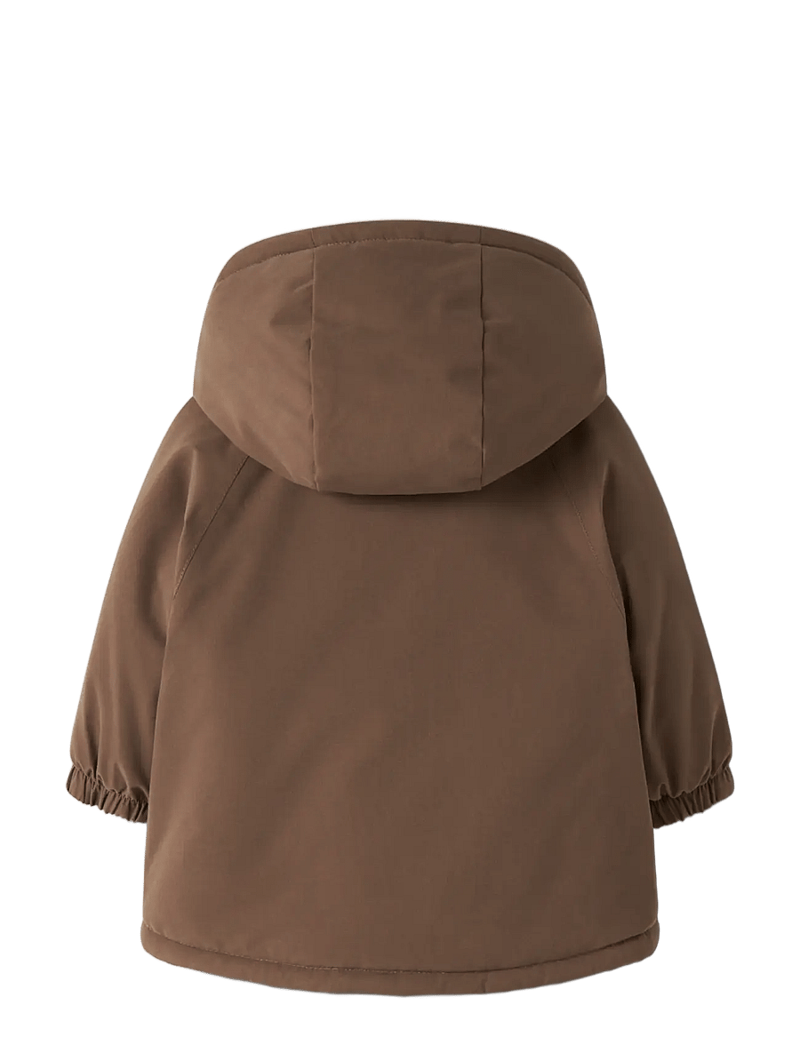 Lil'Atelier - NBNLASNOW05 JKT SOLID FO LIL - daunen- und steppjacken - dark earth - 1