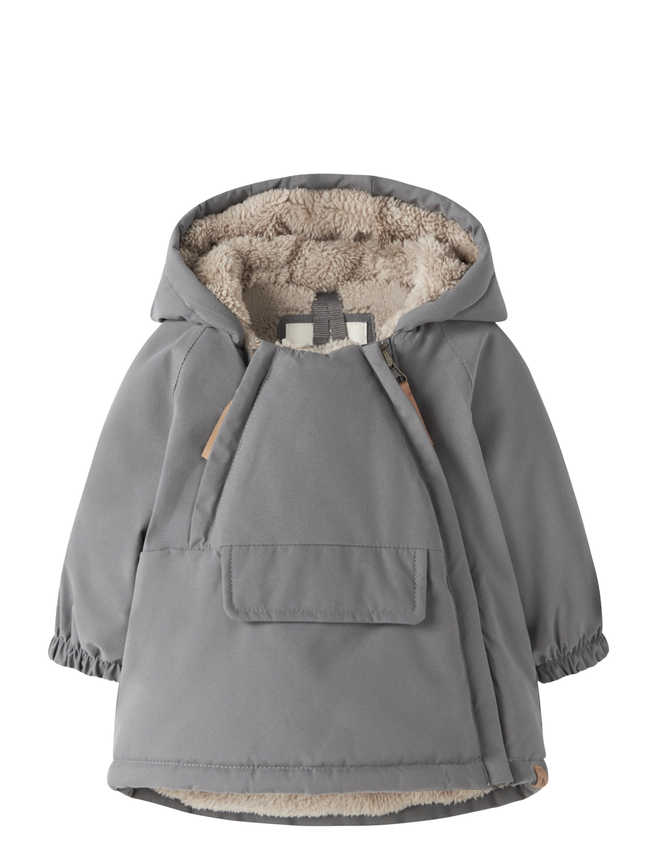 Lil'Atelier NBNLASNOW05 JKT SOLID FO LIL - Õueriided - POPPY SEED / grey