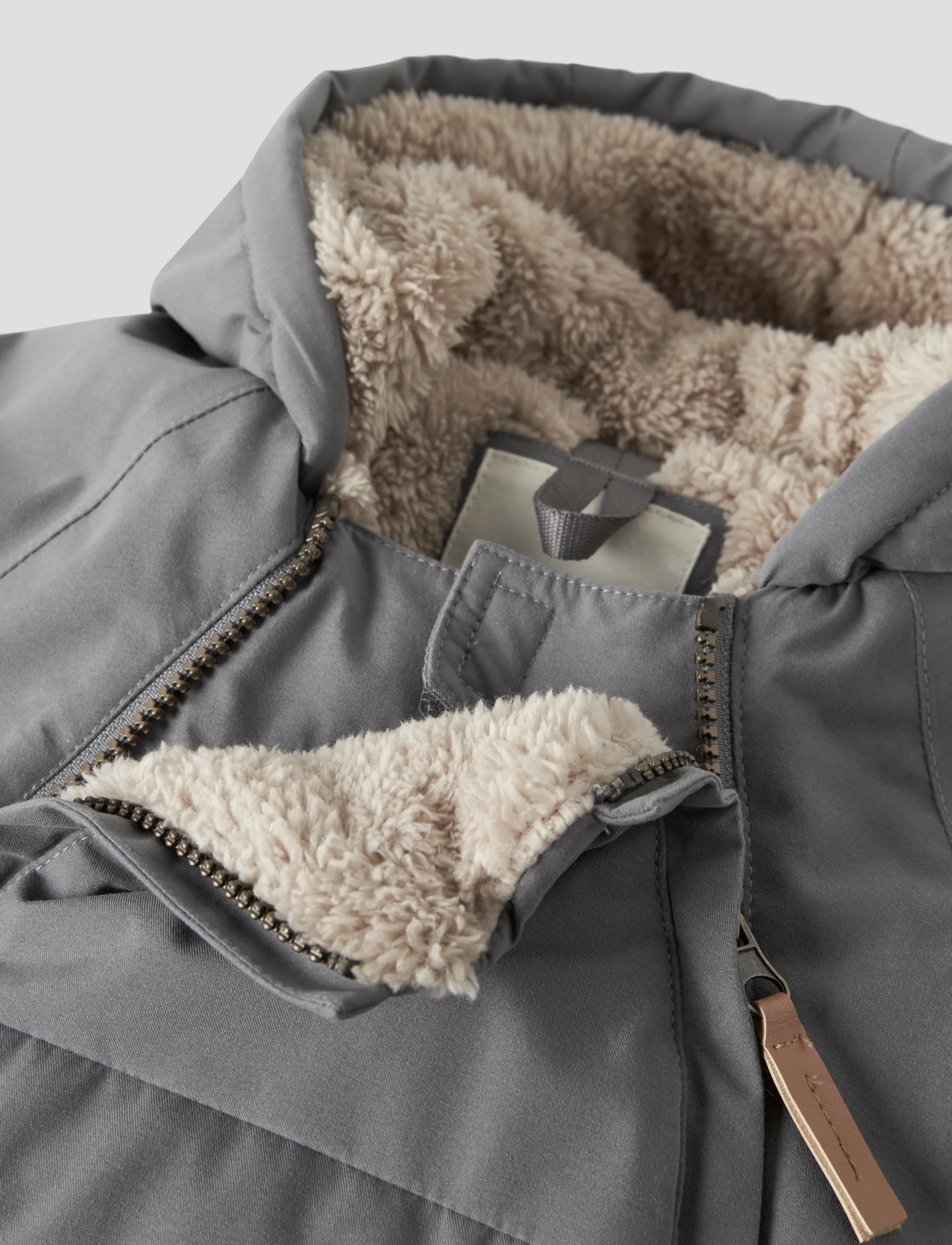 Lil'Atelier - NBNLASNOW05 JKT SOLID FO LIL - poppy seed - 2