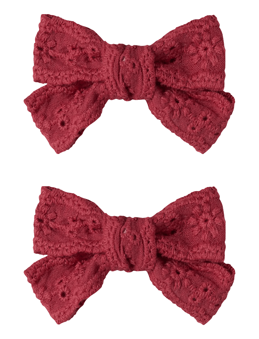 Lil'Atelier - NMFACC-RISA 2P HAIR CLIPS LIL - haarnadeln - biking red - 0