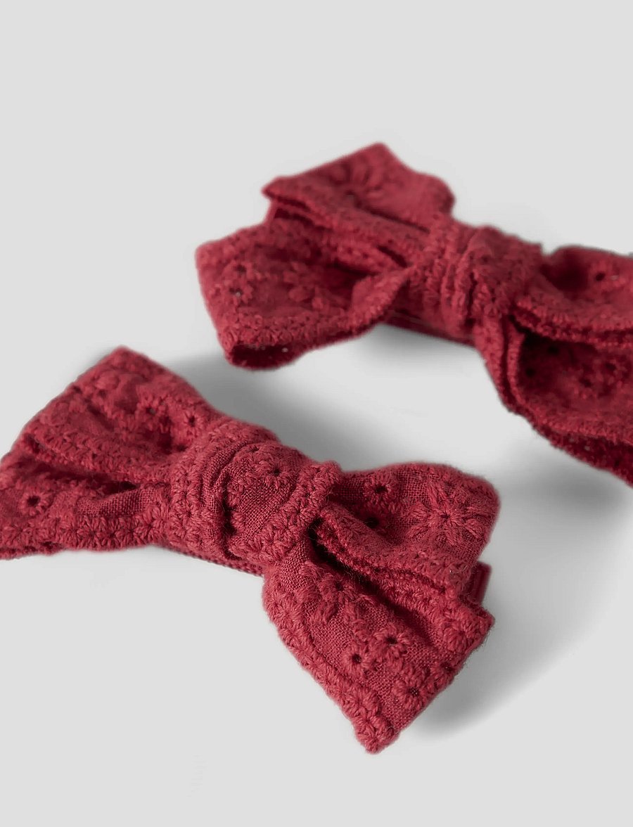 Lil'Atelier - NMFACC-RISA 2P HAIR CLIPS LIL - haarnadeln - biking red - 1
