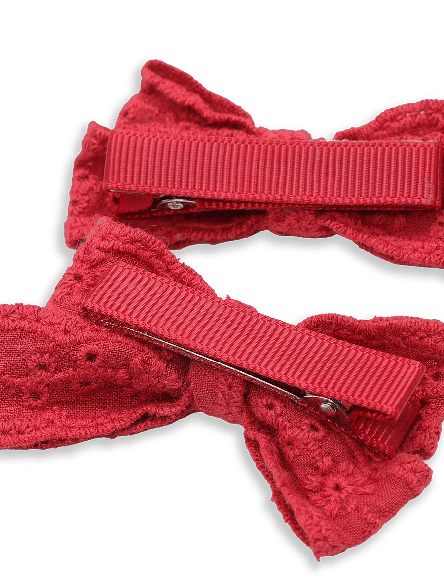 Lil'Atelier - NMFACC-RISA 2P HAIR CLIPS LIL - hårklämmor - biking red - 2