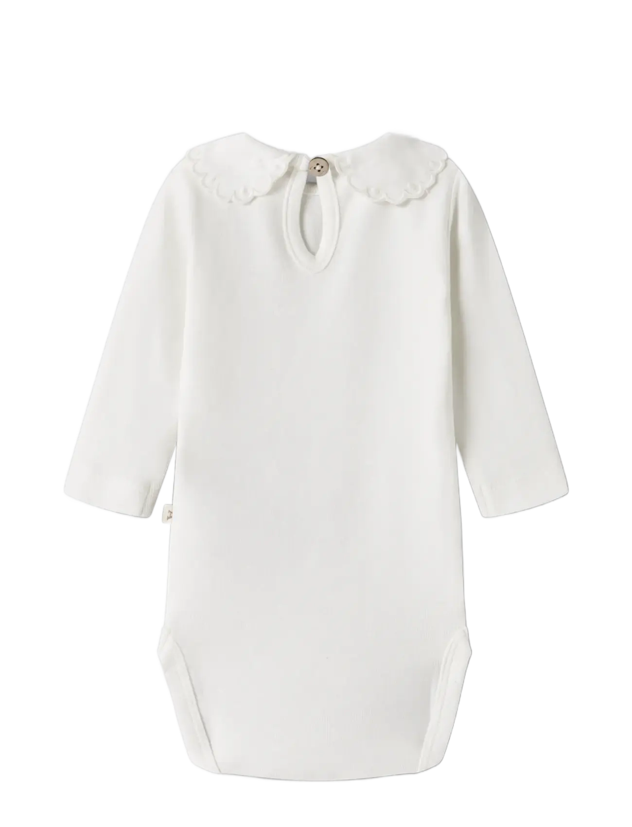 Lil'Atelier - NBFFUNDO LIA LS SLIM BODY LIL - langärmelige bodys - coconut milk - 1