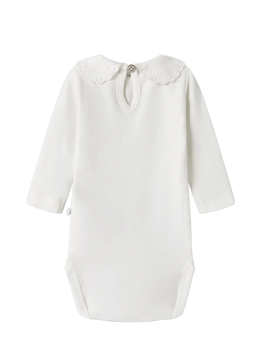 Lil'Atelier - NBFFUNDO LIA LS SLIM BODY LIL - pikkade varrukatega bodid - coconut milk - 1