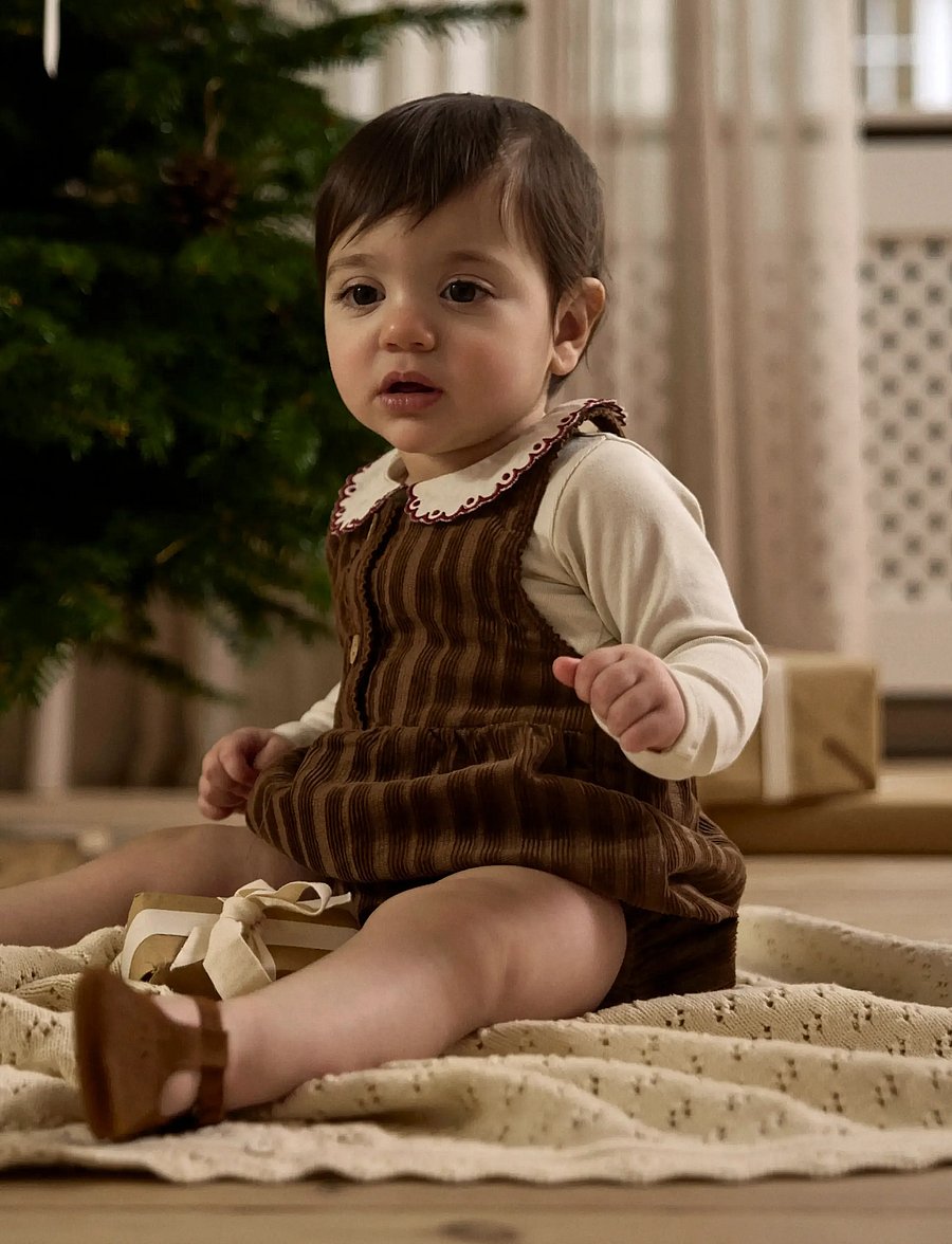 Lil'Atelier - NBFFUNDO LIA LS SLIM BODY LIL - långärmade bodies - turtledove - 2
