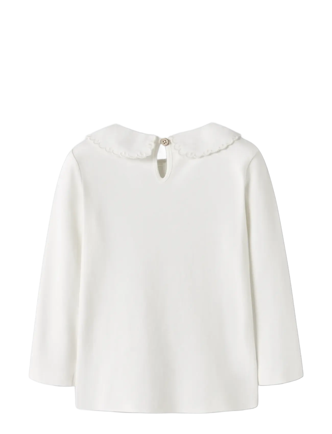 Lil'Atelier - NMFFUNDO LIA LS SLIM TOP LIL - blusar & tunikor - coconut milk - 1