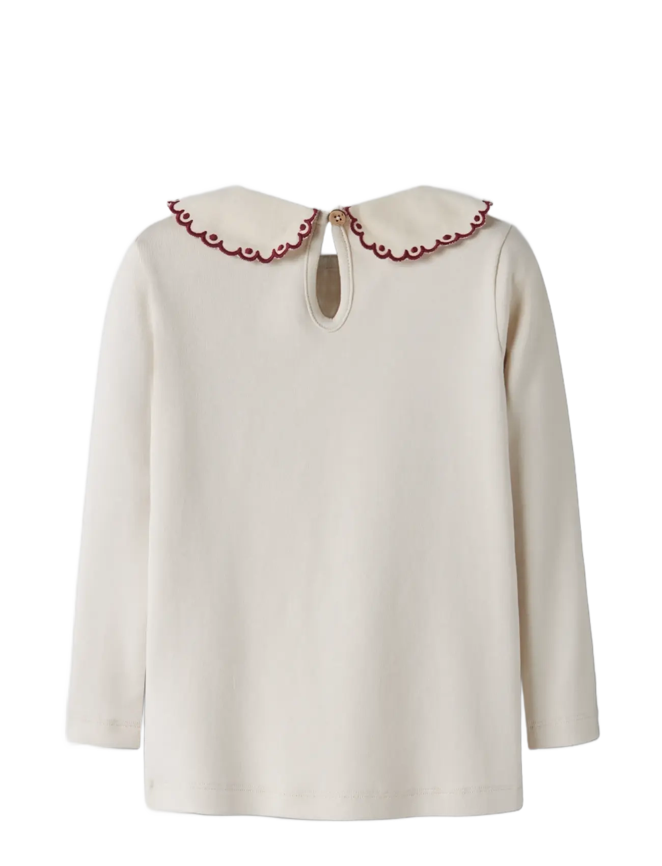 Lil'Atelier - NMFFUNDO LIA LS SLIM TOP LIL - blusar & tunikor - turtledove - 1