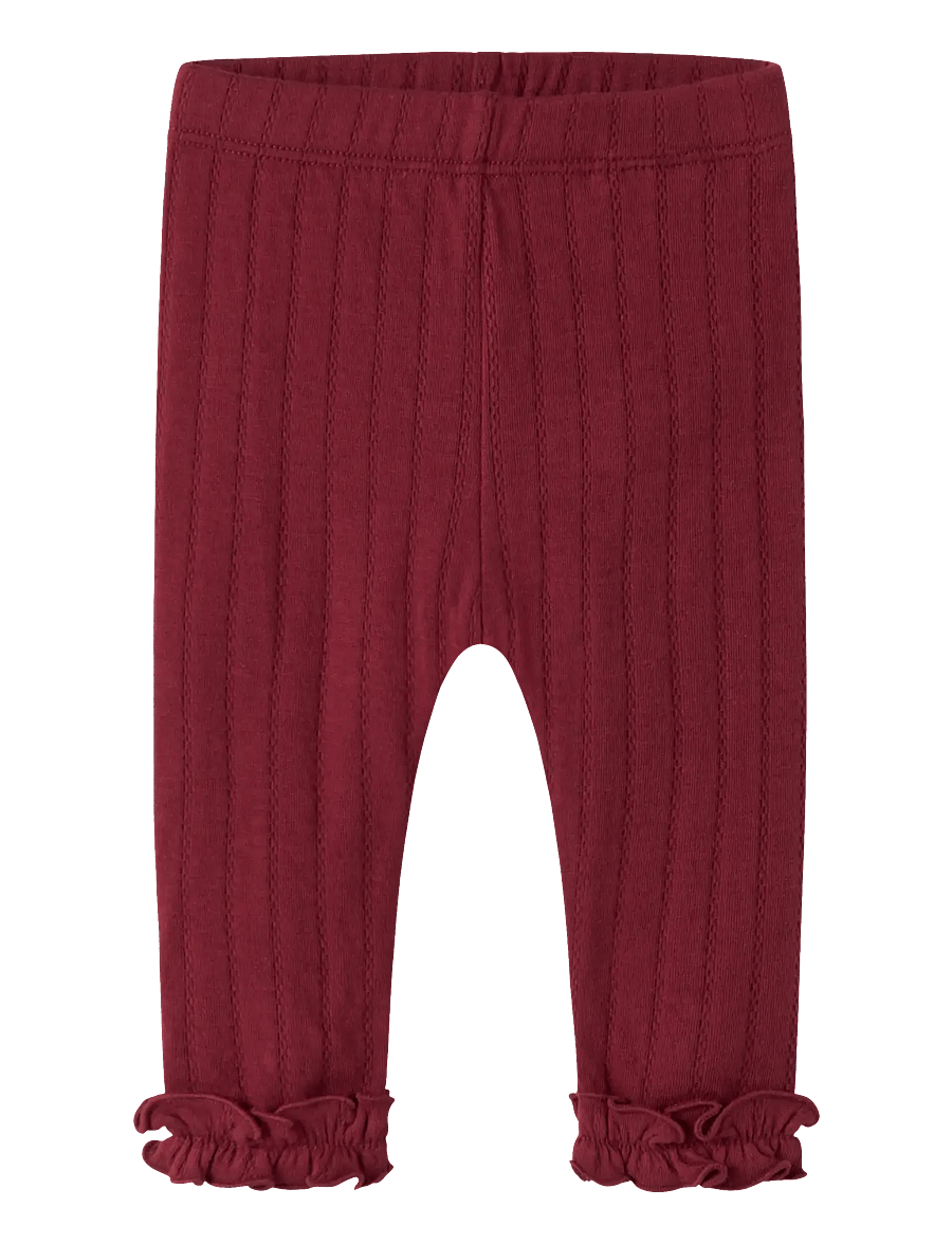 Lil'Atelier - NBFRIVER SLIM LEGGINGS LIL - retuusid - biking red - 0