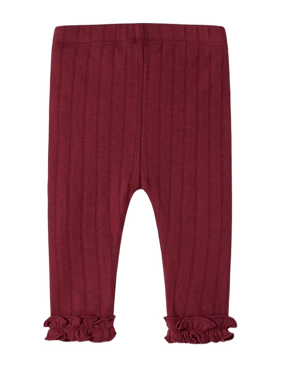Lil'Atelier - NBFRIVER SLIM LEGGINGS LIL - retuusid - biking red - 1