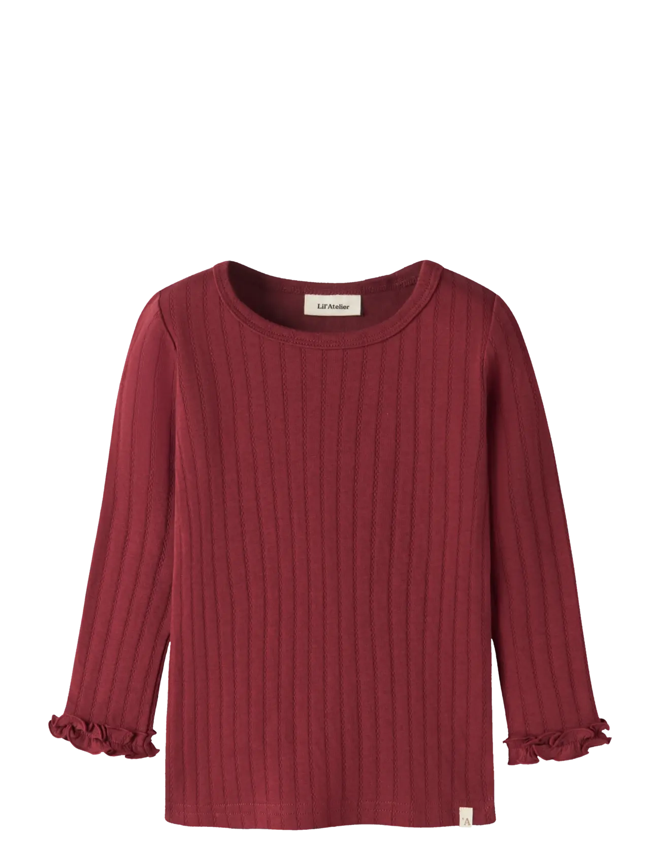Lil'Atelier NMFRIVER LS SLIM TOP LIL - Shop by size - BIKING RED / burgundy