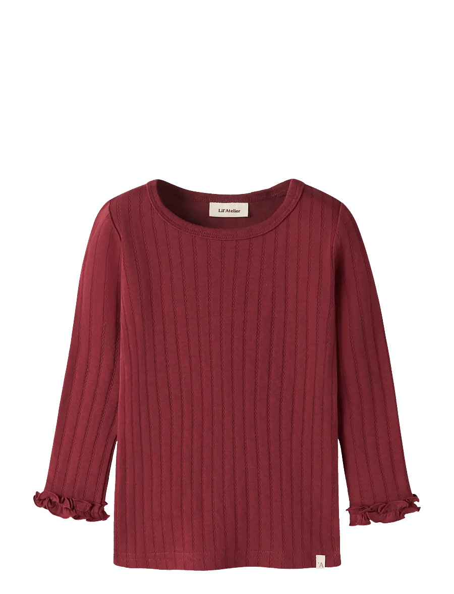 Lil'Atelier - NMFRIVER LS SLIM TOP LIL - langärmelig - biking red - 0