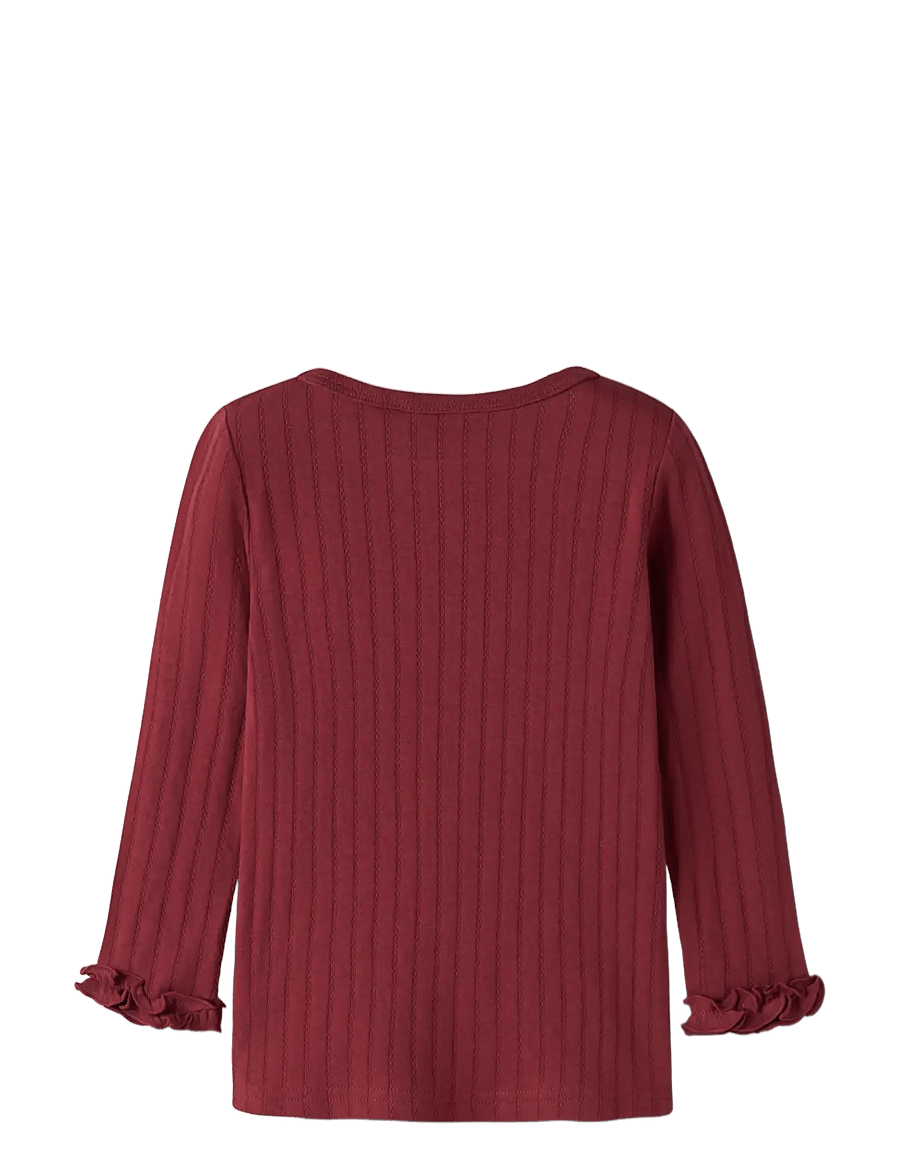 Lil'Atelier - NMFRIVER LS SLIM TOP LIL - langärmelig - biking red - 1