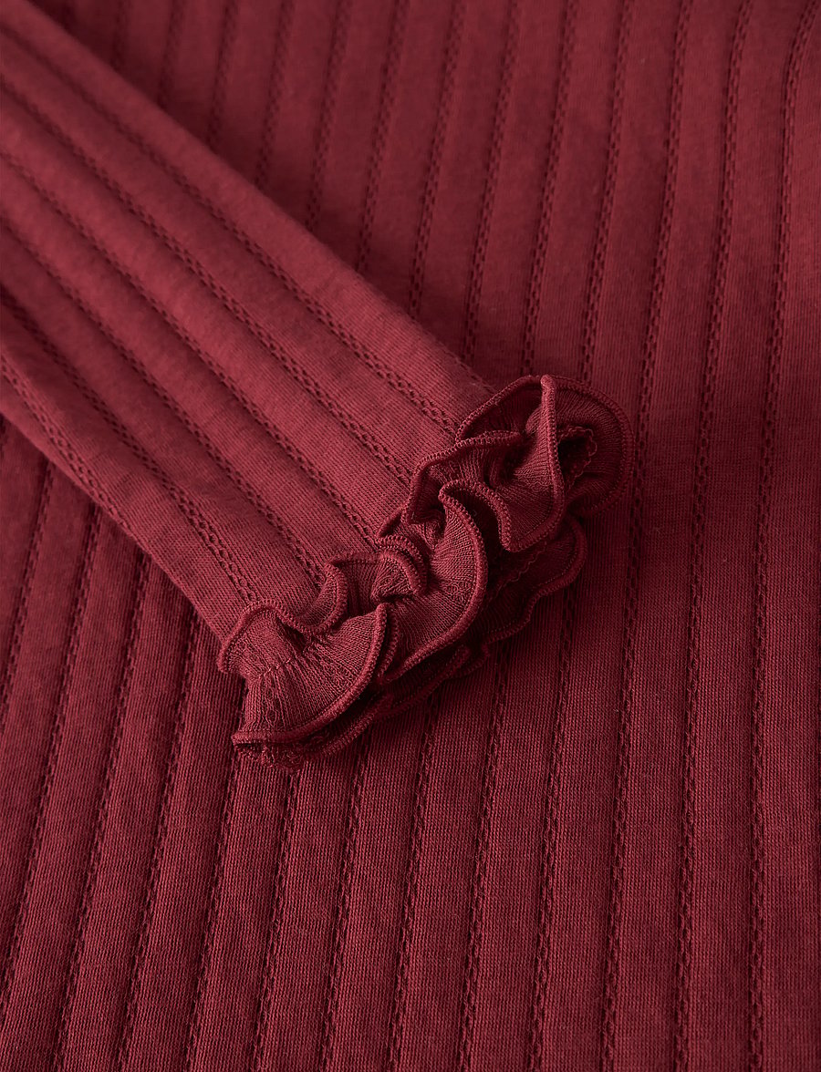 Lil'Atelier - NMFRIVER LS SLIM TOP LIL - langärmelig - biking red - 2