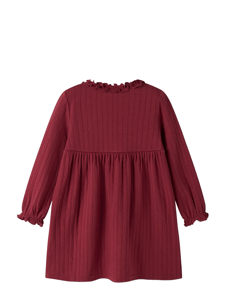 Lil'Atelier - NMFRIVER LS DRESS LIL - biking red - 1