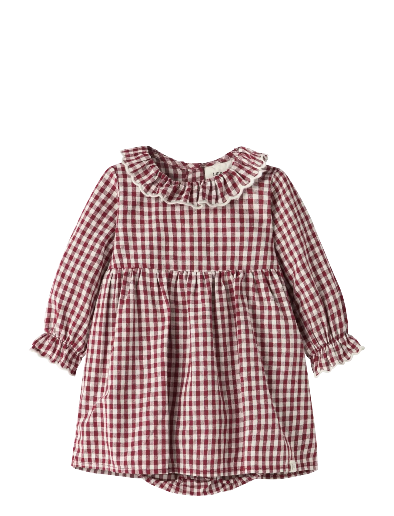 Lil'Atelier NBFROANNE LS BODY DRESS LIL - Riided - BIKING RED / burgundy
