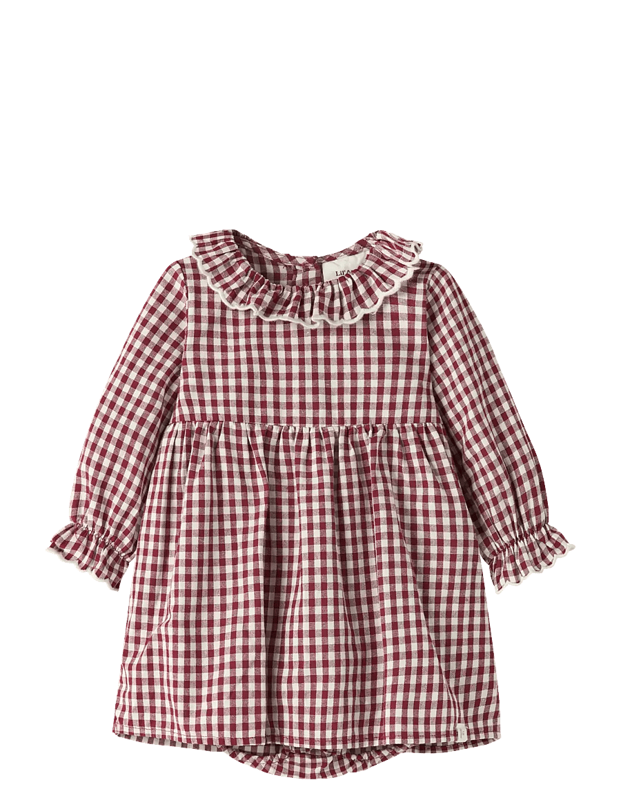 Lil'Atelier - NBFROANNE LS BODY DRESS LIL - pikkade varrukatega bodid - biking red - 0