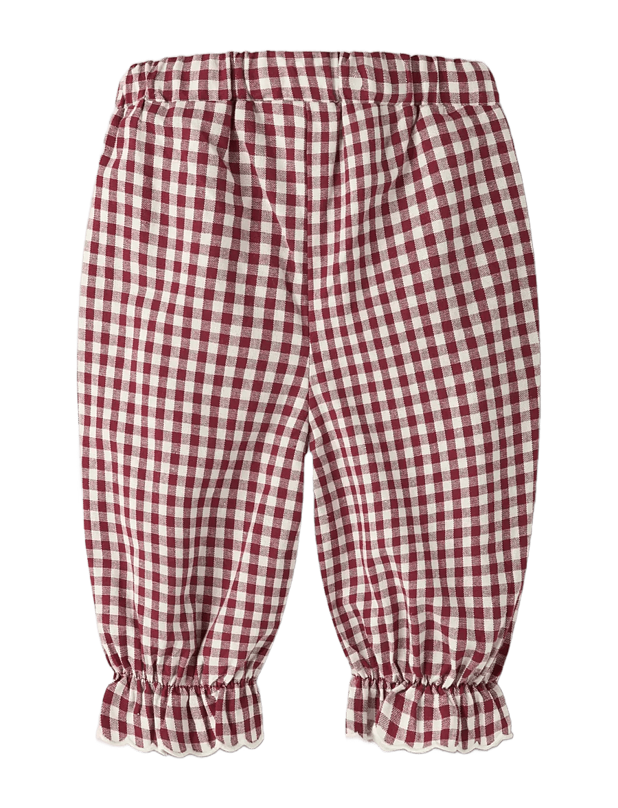 Lil'Atelier - NBFROANNE LOOSE PANT LIL - beebipüksid - biking red - 1