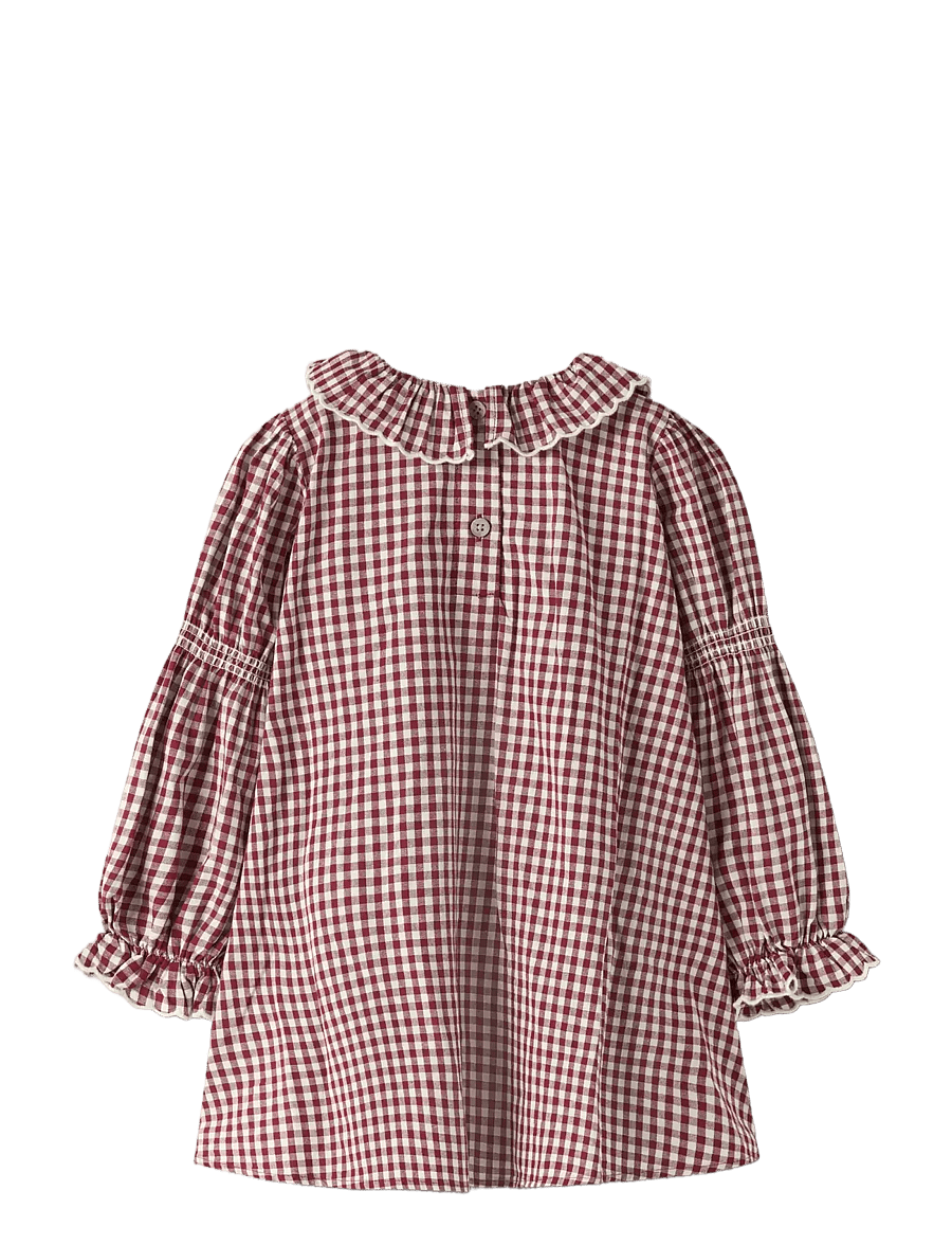 Lil'Atelier - NMFROANNE LS LOOSE DRESS LIL - biking red - 1