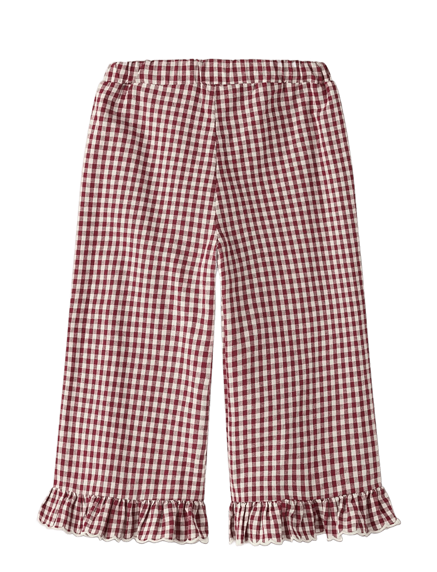 Lil'Atelier - NMFROANNE LOOSE PANT LIL - beebipüksid - biking red - 1