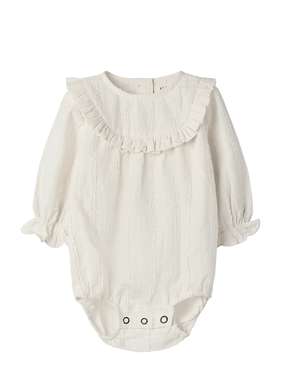 Lil'Atelier - NBFROSEA FIK LS LOOSE ROMPER LIL - langärmelige bodys - turtledove - 0