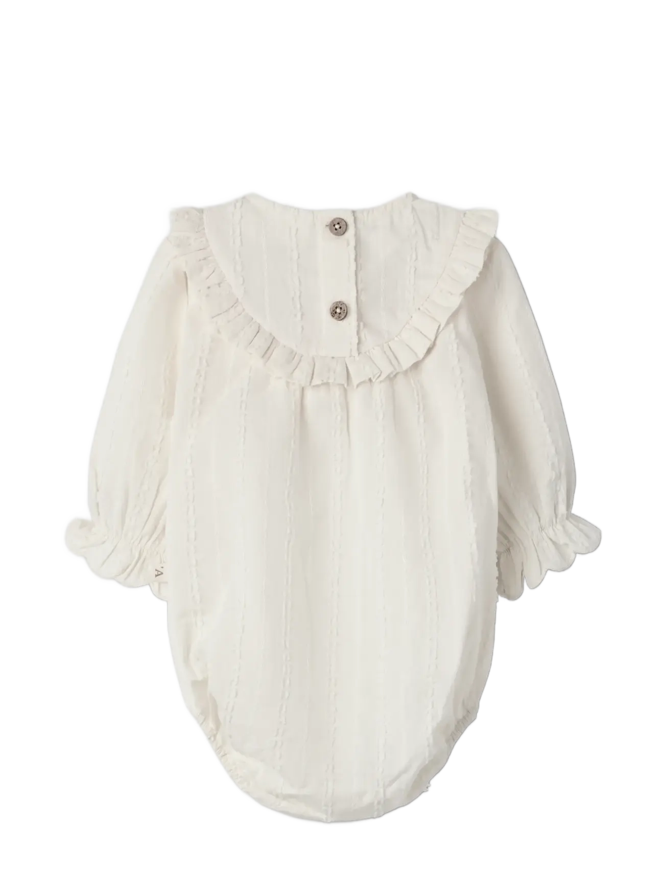 Lil'Atelier - NBFROSEA FIK LS LOOSE ROMPER LIL - langærmede bodyer - turtledove - 1