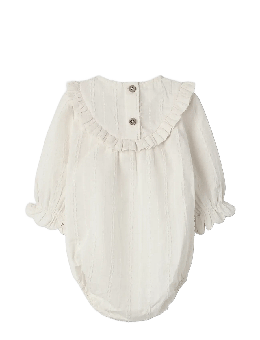 Lil'Atelier - NBFROSEA FIK LS LOOSE ROMPER LIL - langärmelige bodys - turtledove - 1
