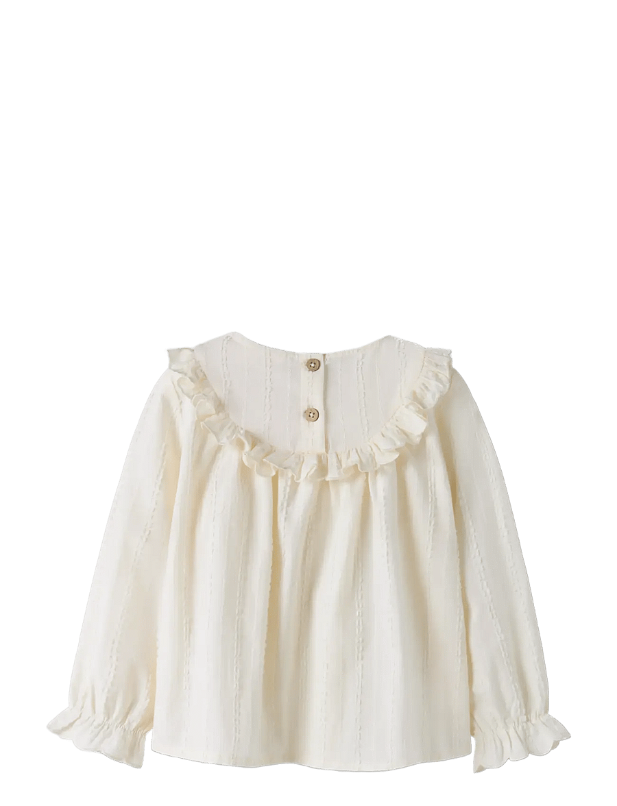 Lil'Atelier - NMFROSEA LS LOOSE SHIRT LIL - langärmlige hemden - turtledove - 1