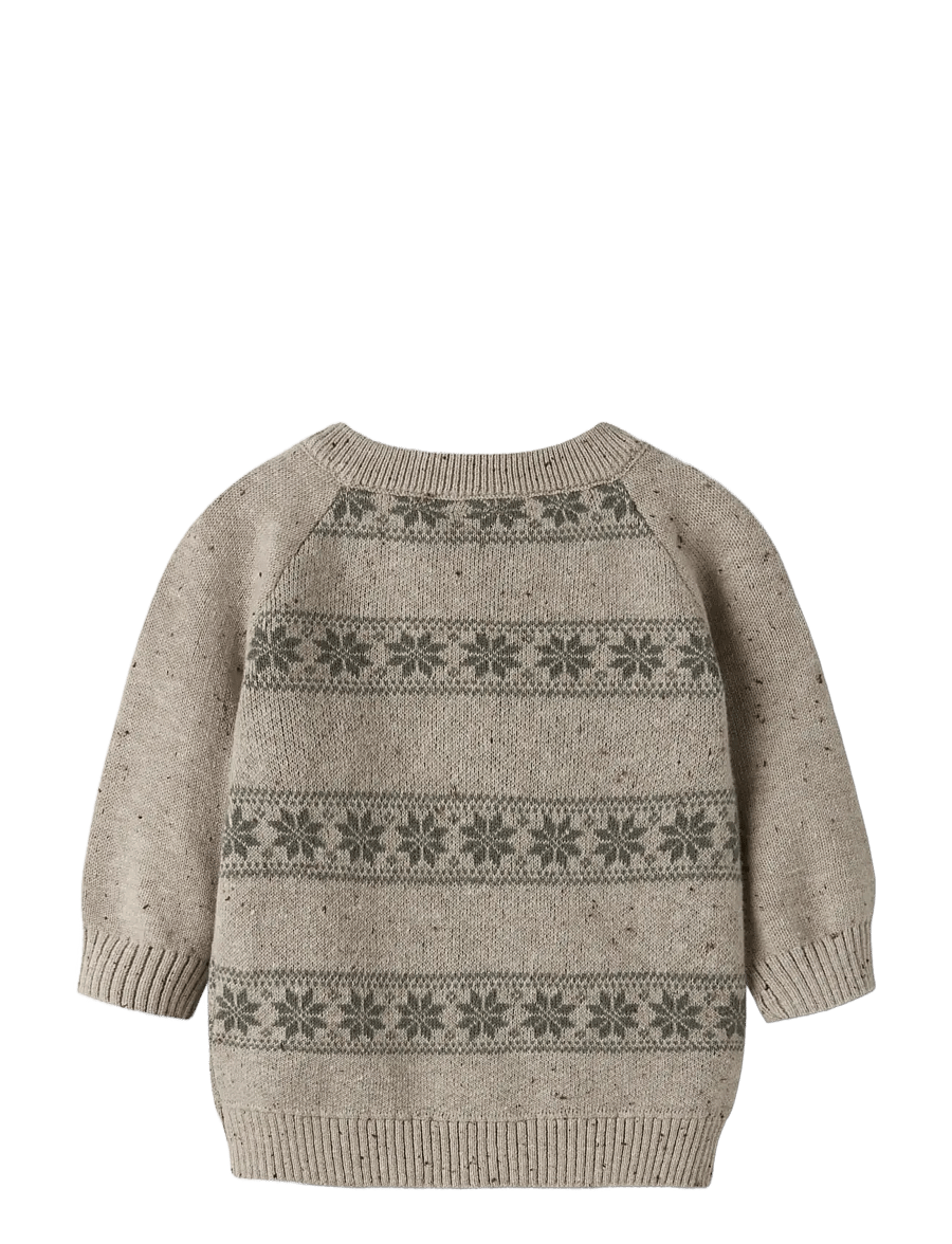 Lil'Atelier - NBNGALTO ROB LS KNIT LIL - stickade tröjor - oxford tan - 1