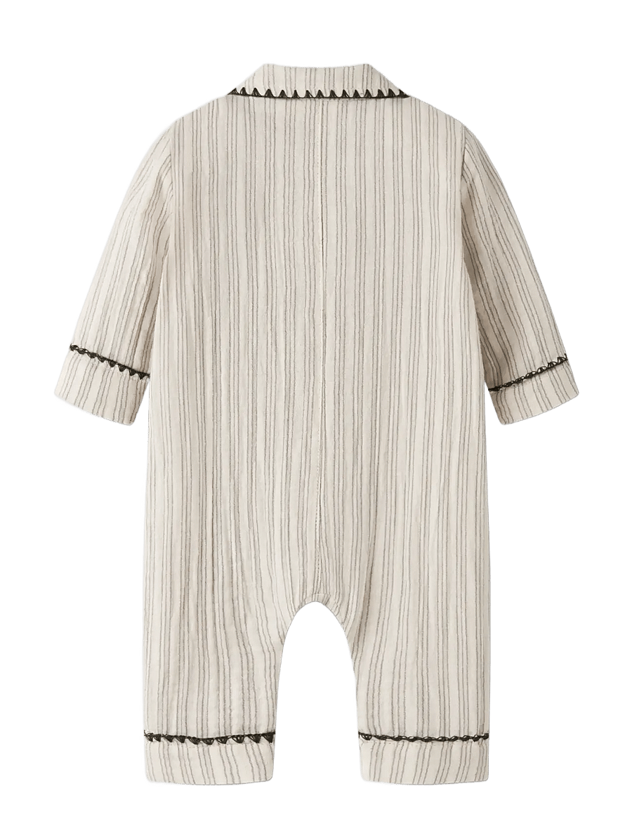 Lil'Atelier - NBNSAGE NUN LOOSE NIGHT SUIT LIL - schlafoveralls - turtledove - 1