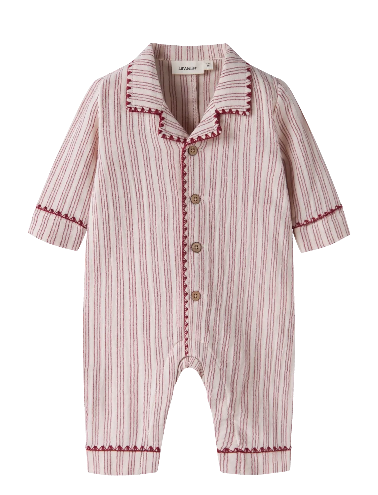 Lil'Atelier NBNSAGE NUN LOOSE NIGHT SUIT LIL - Pyjamas - TURTLEDOVE / cream