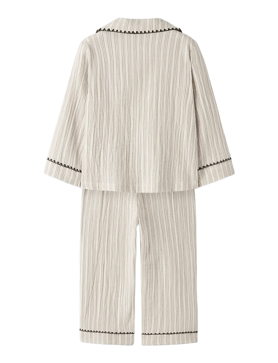 Lil'Atelier - NMNSAGE NUN PYJAMAS SET LIL - pyjamasset - turtledove - 1