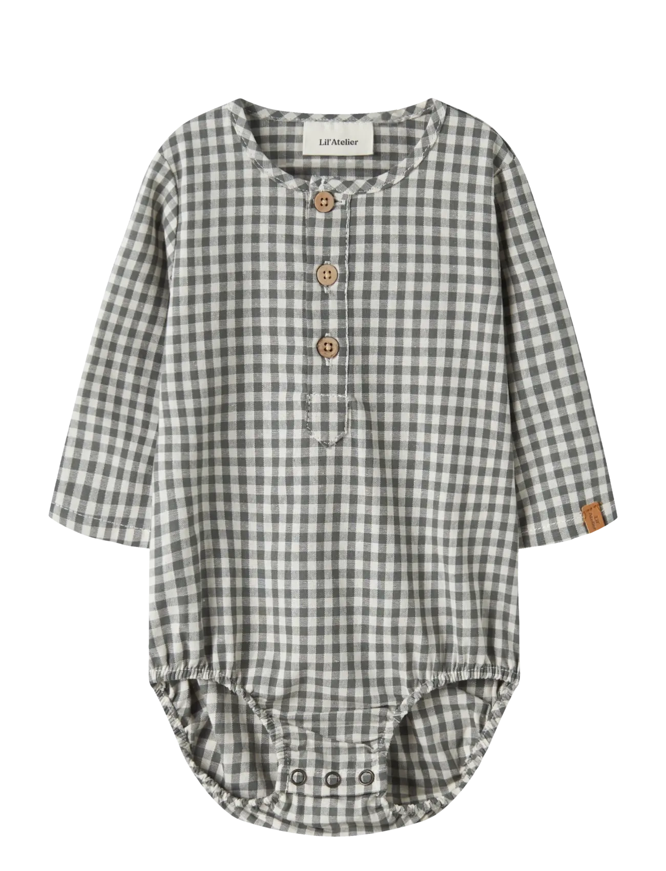 Lil'Atelier NBMROANNE LS BODY SHIRT LIL - Riided - MULLED BASIL / khaki/green
